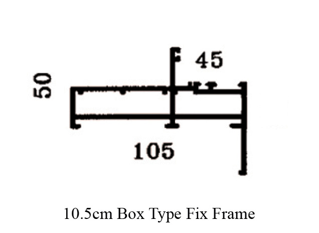 Box Type Fix Frame 10.5 cm 04514