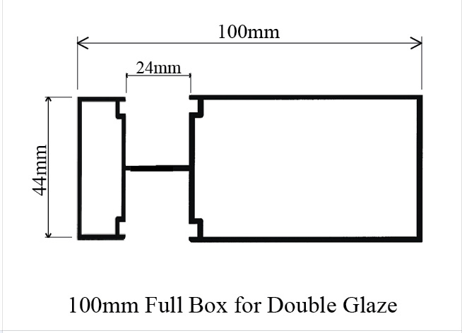 100mm Full Box for Double Glazing 04250