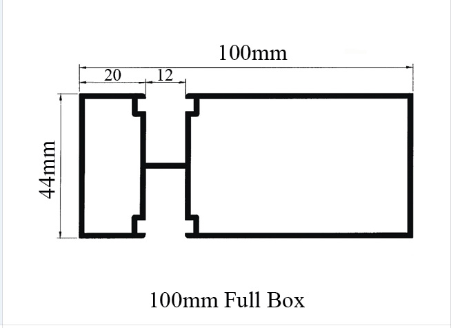Full Box Profile 100mm 04251