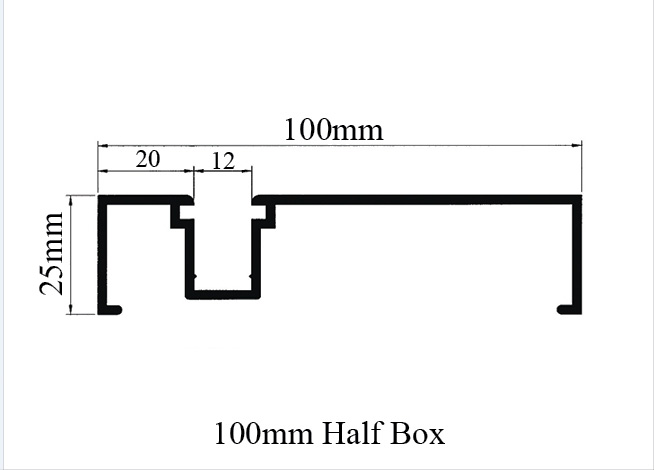 100mm Half Box 04252