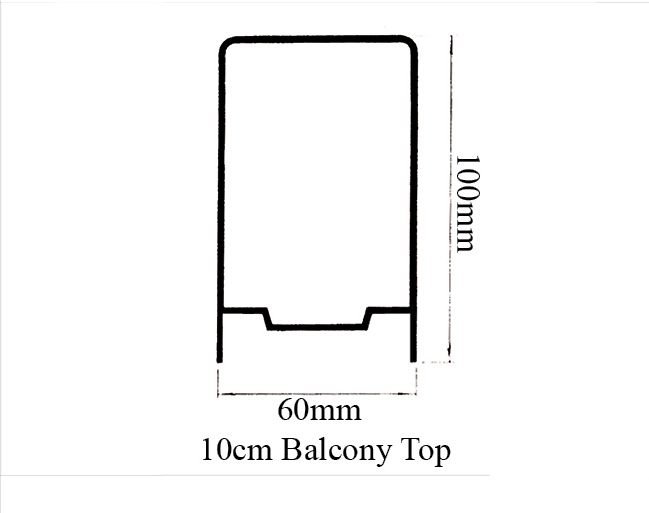 10cm Balcony Top 26001