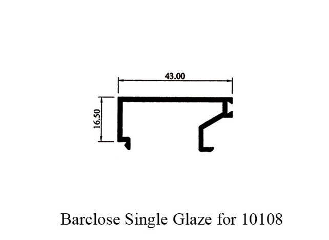 10cm Type Barclose Single Glazed #10121 for #10108
