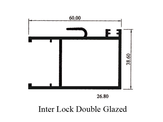 10cm Inter Lock Double Glazed #10105