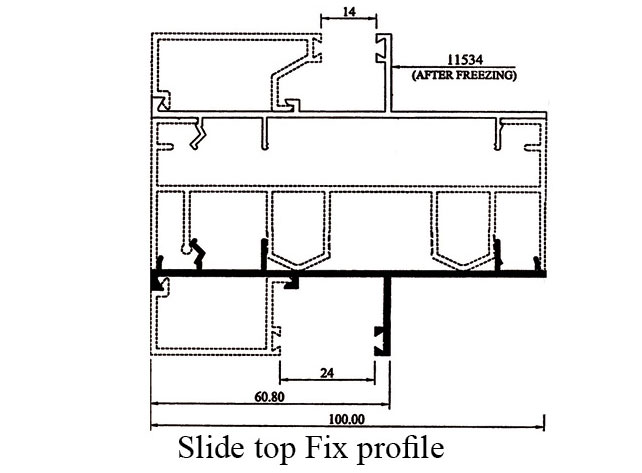 10cm Fix Clip Slide Top #10108