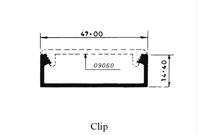Balcony & Staircase Clip 47mm 26020