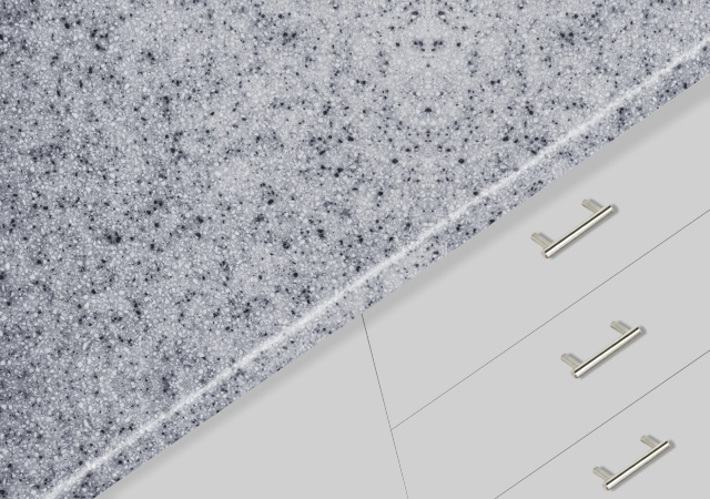 Ultra Gray Solid Surface  76x367cm 12mm
