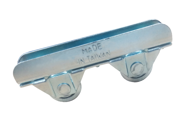 Glass Sliding Double Wheel Steel Roller - Made in Taiwan