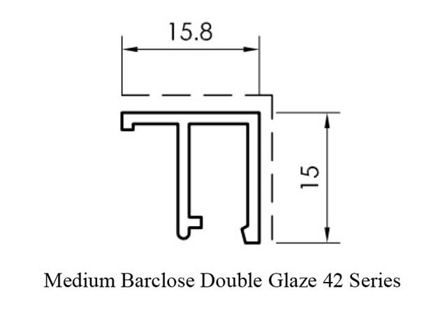 Soft Profile Medium Burclose Double Glazing 4.2 series