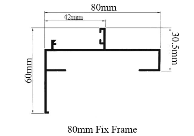 80mm Fix Frame 04215