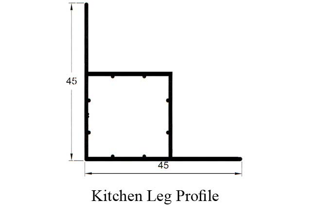 Kitchen Leg Profile MF12523