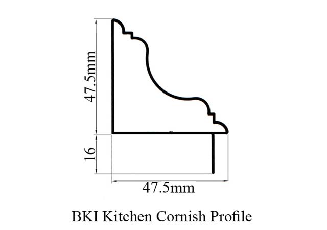 BKI Kitchen Cornish Profile MF20012