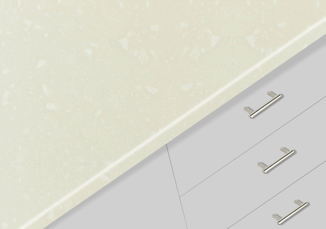 Cream Solid Surface  76x367cm 12mm