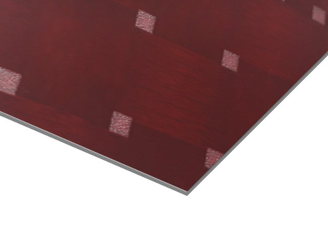 Mahogany Squares HPL Sheet