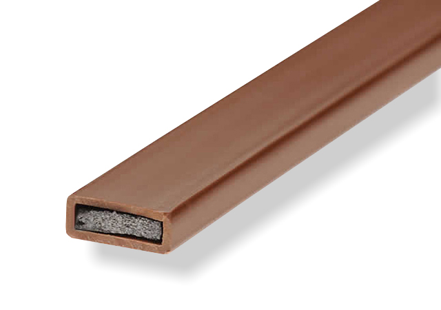 Fire Door Seal/Strip Dark Brown
