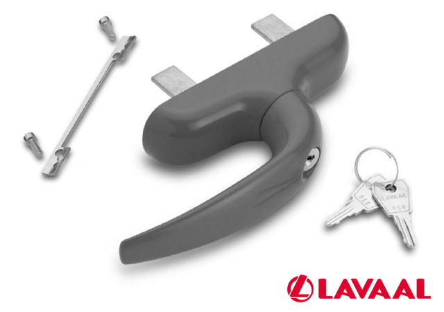 Lavaal Door Handle Luna Key Cremone