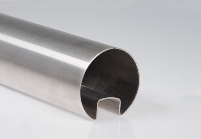 Stainless Steel Staircase Hand Rail Round Tube with Groove