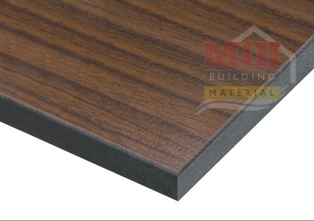 Walnut HPL Cubicle Partition Board