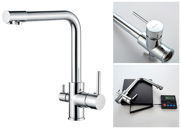Purification Sink Mixer with Swivel Spout & extra inlet / Spout for Drinking  Water