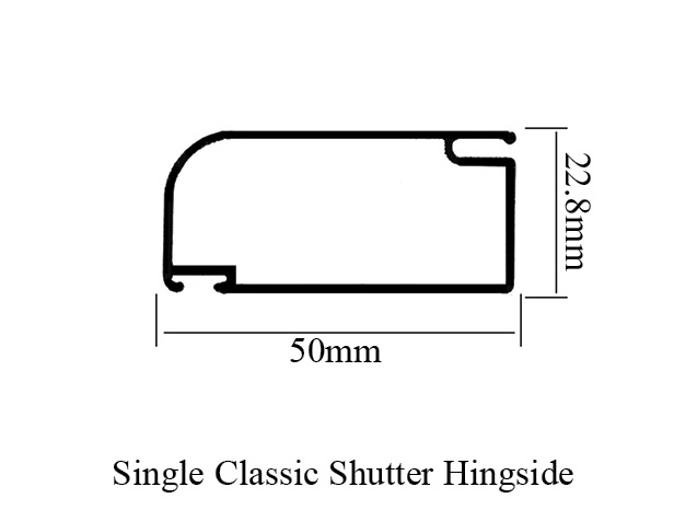 Single Classic Shutter Hingside MF20001
