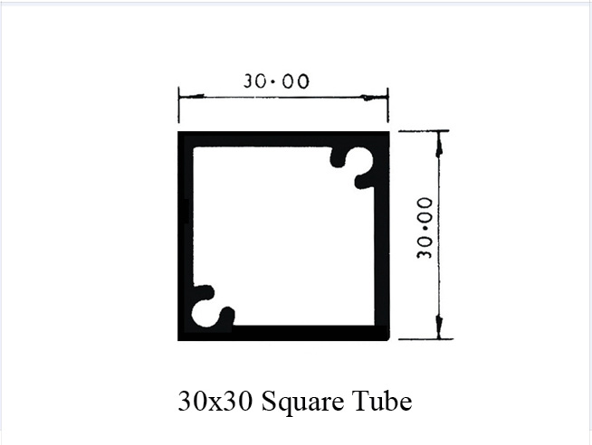 30x30mm Square Tube 26021