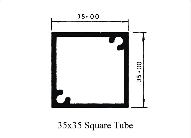 35x35mm Square Tube 26022