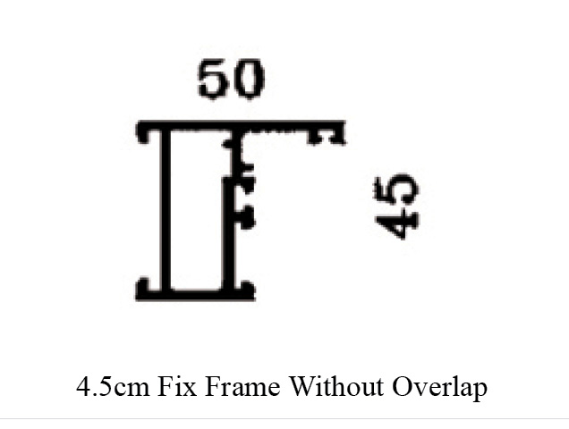 Fix Frame Without Overlap 4.5cm 04513