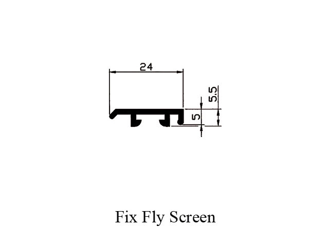 5.5cm Fix Fly Screen #05507