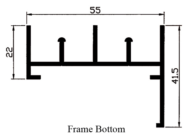 5.5cm Frame Bottom #05501