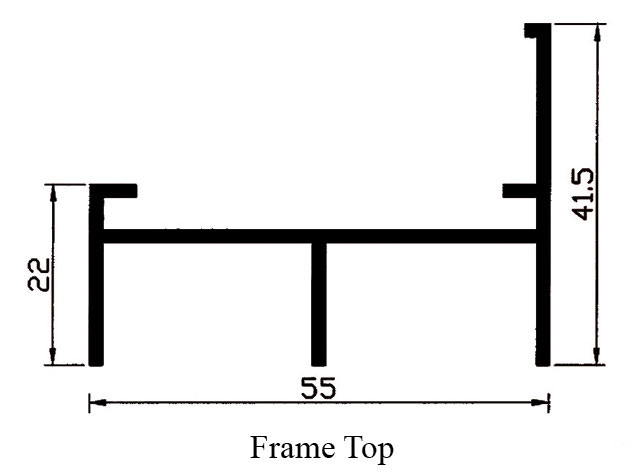 5.5cm Frame Top #05502