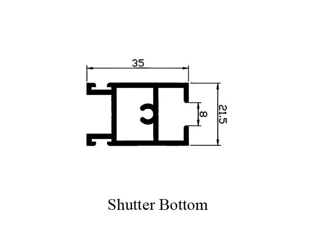 5.5cm Shutter Bottom #05504