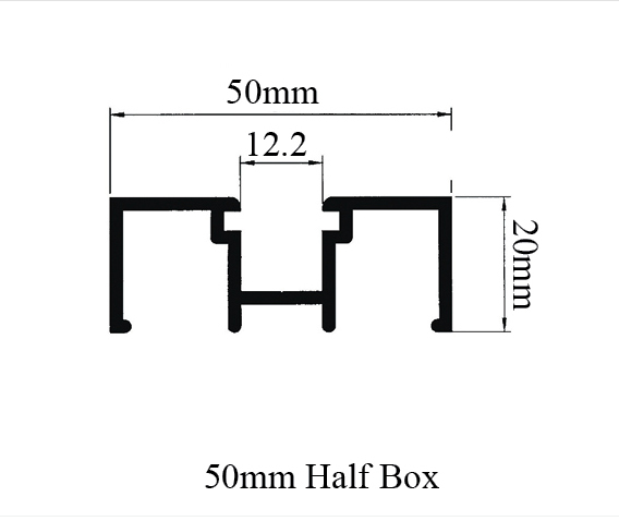 50mm Half Box 04253