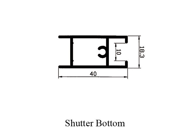 8cm Shutter Bottom #08004