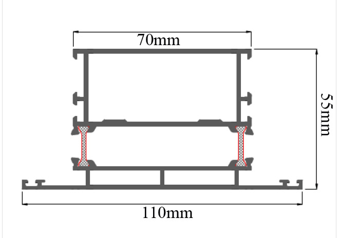 AE  Thermal Break 110mm T AL35506