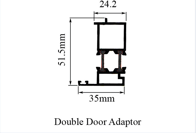 AE  Thermal Break Double Door Adopter