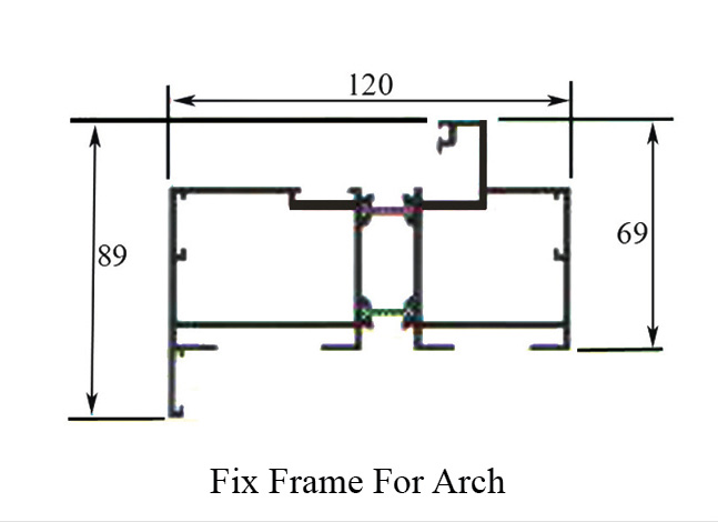 GE Thermal Series Fix Frame for Arch GE36033