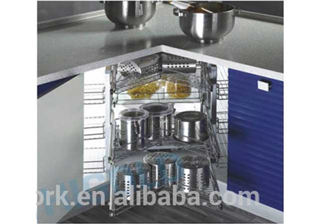 Lazy Susan Corner Basket