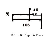 Box Type Fix Frame 10.5 cm 04514