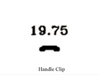 Handle Clip 04574