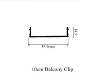 10cm Balcony Clip 26002