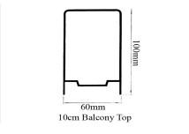 10cm Balcony Top 26001