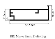 BKI mirror finish Big Profile MF12526