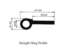 Straight Hinge Profile 50021
