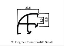 90 Degree Corner Profile Small b AC11A