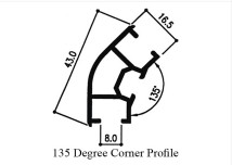 135 Degree Corner Profile AC12