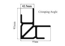 95 x 95mm 42.5mm Crimping Angle