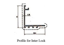 GE Thermal Break10.5cm Sliding Profile for Interlock GE31005