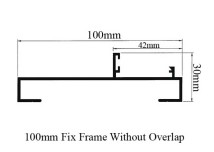 100mm Fix Frame With Out Overlap 04219