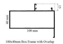 100x40mm Fix Box With Overlap 04239
