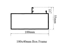 100x40mm Fix Box Frame #04234