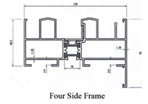 10.5cm Sliding  Four Side Frame